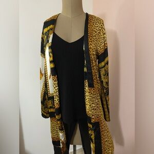 Kimono leopard print